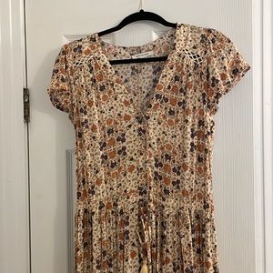 American Eagle Floral Tiered Maxi Dress